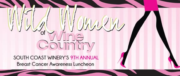 9th Annual Wild Women of Wine Country Luncheon for Susan G Komen-IE Slated for Tuesday, October 1, 2013