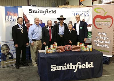 Smithfield, Lowes Foods, And Richard Petty Motorsports Donate 345,000 Pounds Of Protien As Part Of The “Helping Hungry Homes” Tour