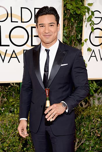 Moet & Chandon At The 71st Annual Golden Globe Awards - Red Carpet