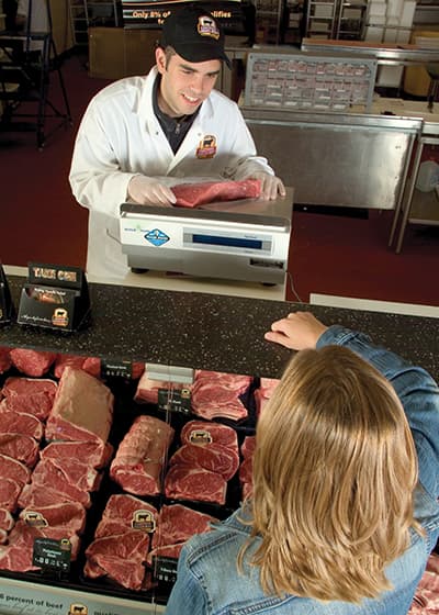 Grocery Store Retail Meat Cases