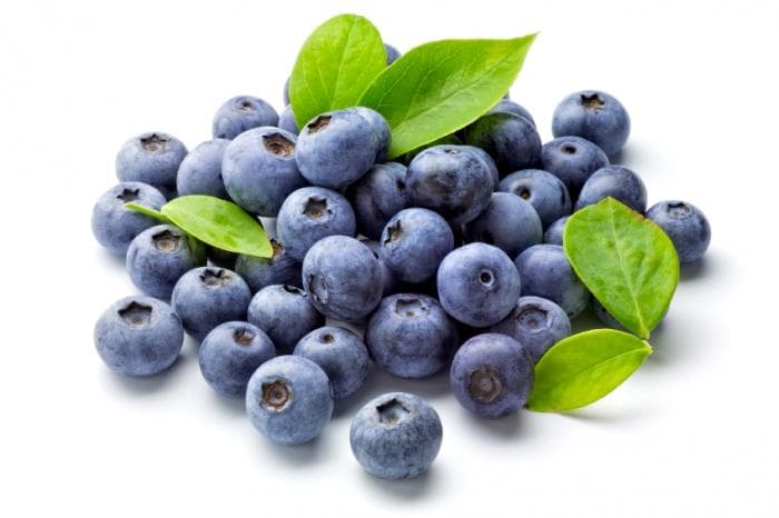 “trending” with blueberries