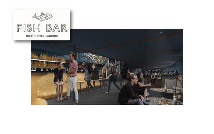 New NYC Waterside Seafood Lounge and Restaurant, Fish Bar, Opening this Spring