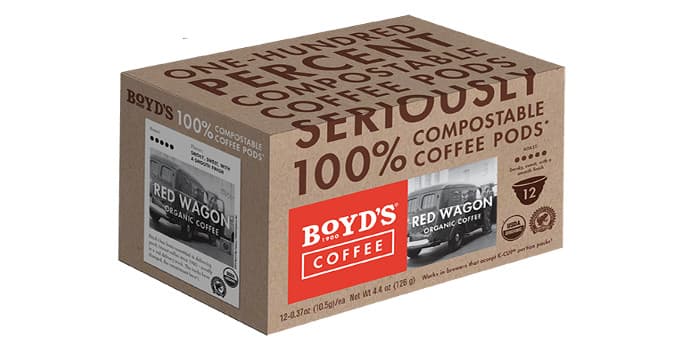 Boyd’s Coffee debuts 100% compostable coffee pods at Expo West
