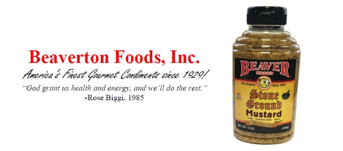 Beaverton Foods launches Beaver Brand