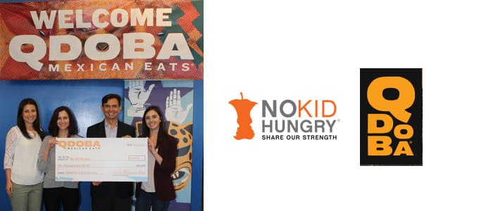 Kiss for a Cause! Qdoba Donates $10,000
