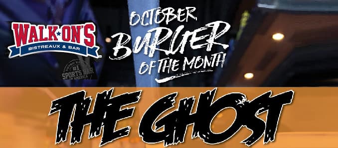 Walk-On’s Ushers In Fall With Frightfully  Delicious Burger Of The Month