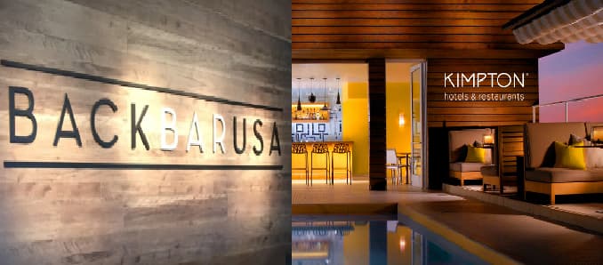 Back Bar USA Announces Partnership With Kimpton Boutique Hotels & Restaurants