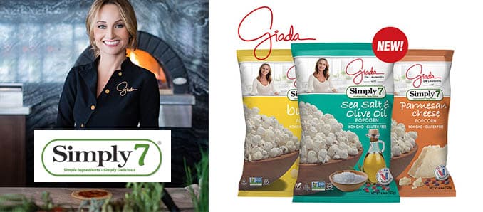 Chef and Entrepreneur, Giada De Laurentiis, Joins Simply 7 Snacks®