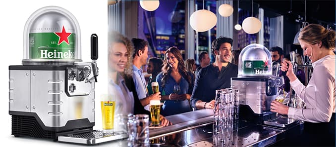 Draught Unit ‘Blade’ Heineken® Tabletop Makes Debut At Tribeca Film Festival