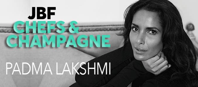 Padma Lakshmi To Be Guest of Honor at James Beard Foundation’s Chefs & Champagne
