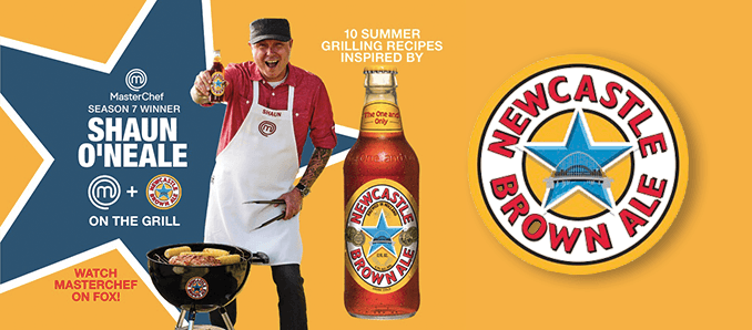 Newcastle Brown Ale & MasterChef Winner  Shaun O’Neale Introduce Summer Grilling Recipe Series