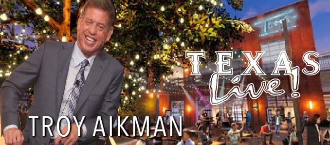 Troy Aikman Announces New Restaurant To Open At Texas Live! In The Arlington Entertainment District
