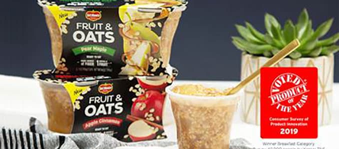 Del Monte® Fruit & Oats™ Receives 2019 Product of the Year Award