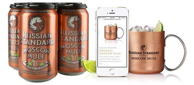 Russian Standard Launches Vodka-Based Ready-to-Drink Moscow Mule
