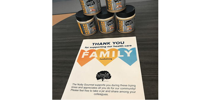 The Nutty Gourmet Donates Nut Butter to Hospitals