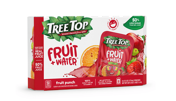 TREE TOP FRUIT+WATER™ POUCHES – THIRST QUENCHING, LOW SUGAR INNOVATION PARENTS HAVE BEEN WAITING FOR
