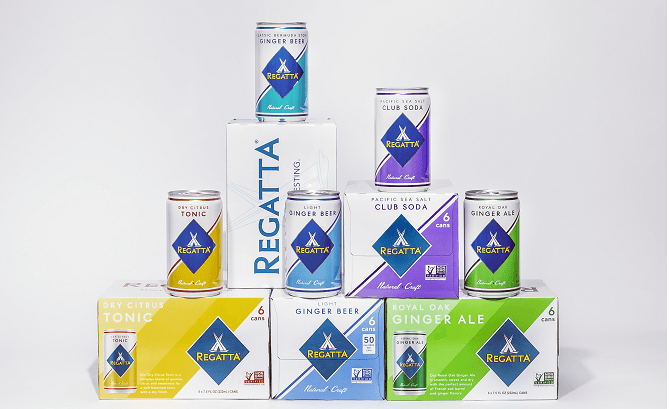 REGATTA® CRAFT MIXERS UNVEILS NEW SLEEK CAN 6-PACK