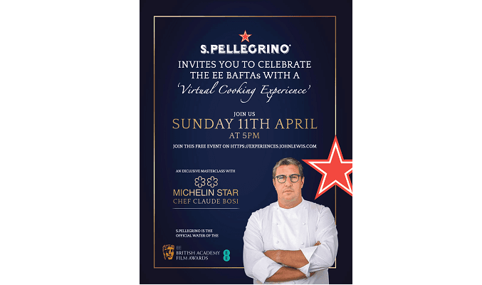 Dine in with Claude Bosi & the stars at the EE BAFTAs 2021
