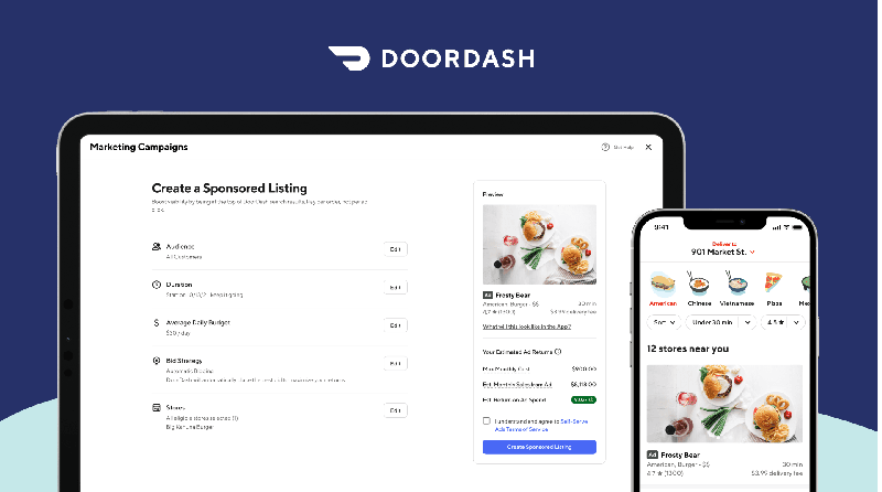 DoorDash Launches Suite of Ad Offerings with Self-Serve Sponsored Listings to Empower Growth for Restaurants