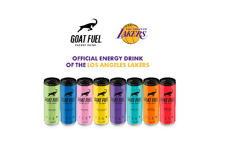 G.O.A.T. FUEL ® NAMED AS THE OFFICIAL ENERGY DRINK OF THE LOS ANGELES LAKERS