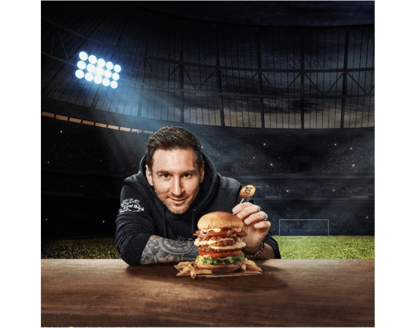 HARD ROCK CAFE LAUNCHES ITS NEWEST BURGER INSPIRED BY BRAND AMBASSADOR LIONEL MESSI