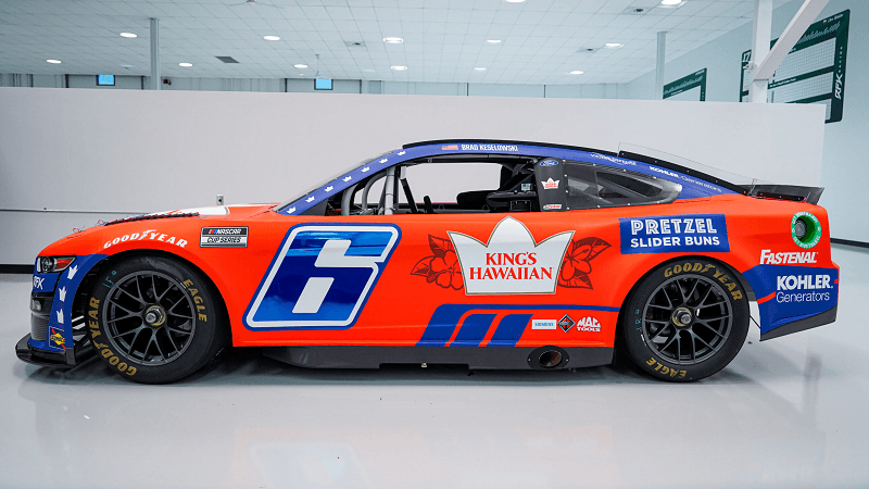 King's Hawaiian Unveils Car for Upcoming NASCAR Races