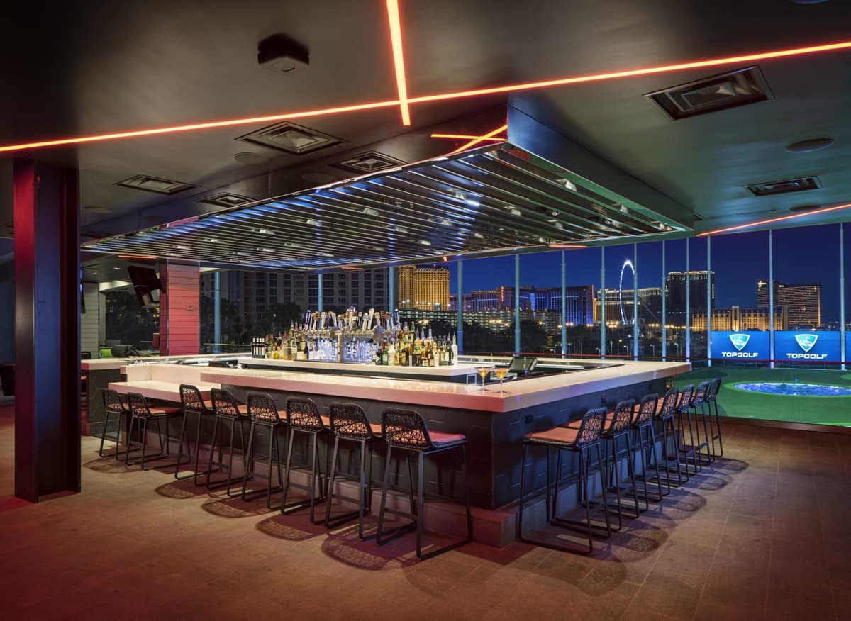 Summertime cocktails, menu, and hideaway pool adds to fun at Topgolf Las Vegas