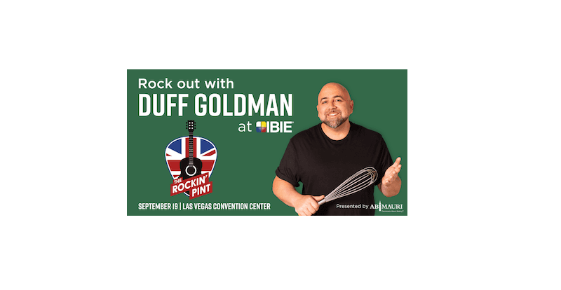 CELEBRITY BAKER & CHEF DUFF GOLDMAN TO TAKE  CENTER STAGE WITH FOIE GROCK ROCK BAND AT IBIE 2022