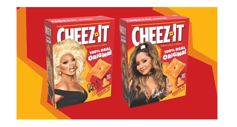 Cheez-It Puts Snooki and RuPaul’s Faces on Reality TV Collector's Cheddition Boxes