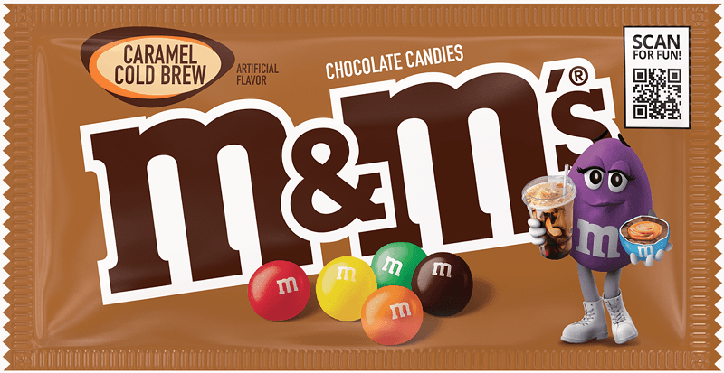 M&M’S Purple Character Makes First On-Pack Debut on NEW M&M’S Caramel Cold Brew Flavor