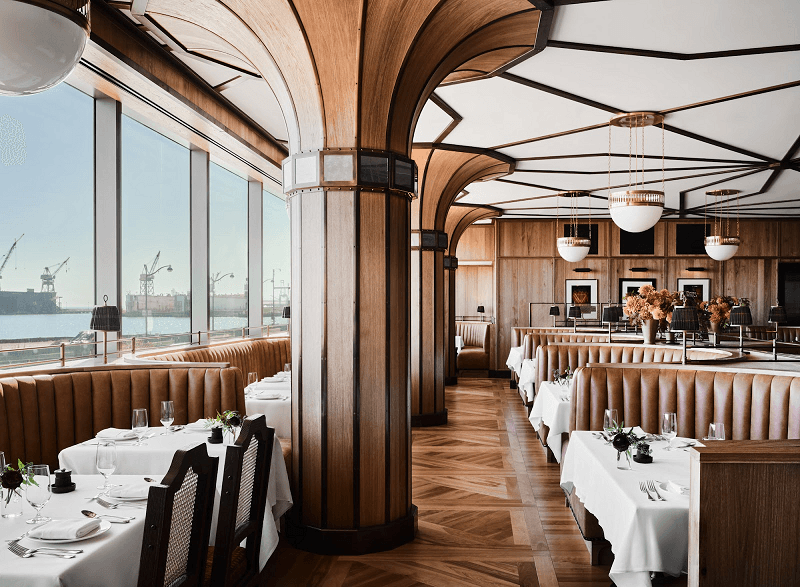 MBH Architects Completes Design Implementation at Waterfront Restaurant with Views of San Francisco Bay