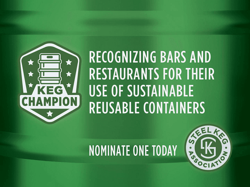 To Shine a Light on the Advantages of Reusable Containers, the Steel Keg Association Launches Inaugural Keg Champion Awards