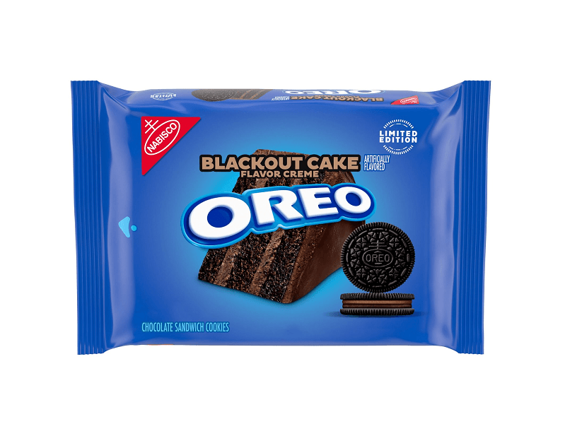 Limited-Edition OREO Blackout Cake Sandwich Cookies – Available April 2023