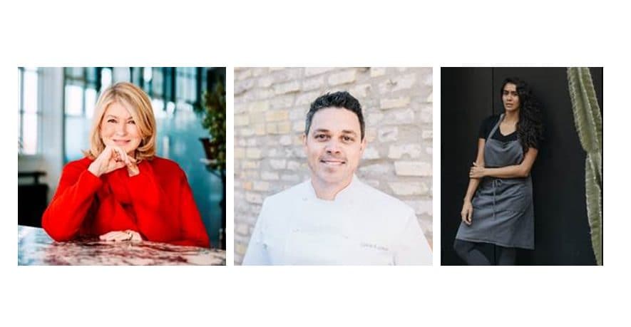 Kohler Food & Wine Festival Announces Tremendous Headline Talent – Martha Stewart, Gavin Kaysen, Daniela Soto-Innes, Eddie Jackson, Eric Haugen, and more