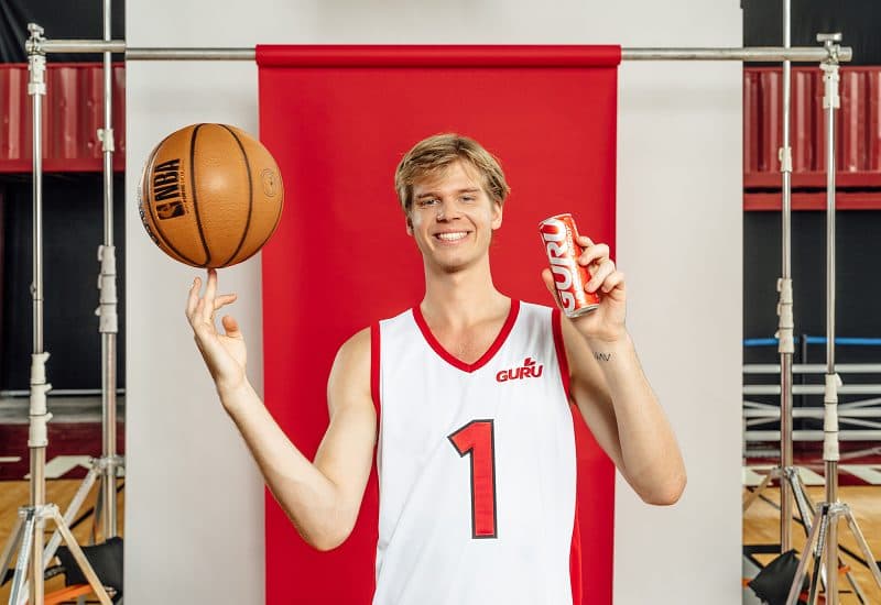TORONTO RAPTORS' FIRST PICK OF THE 2023 NBA DRAFT, GRADY DICK, BECOMES BRAND AMBASSADOR AND INVESTOR IN GURU ORGANIC ENERGY