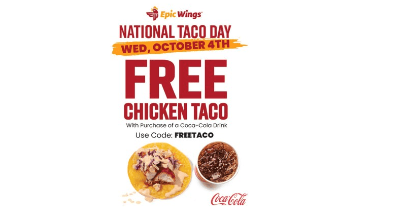 AT EPIC WINGS, EVEN TACOS HAVE THEIR DAY