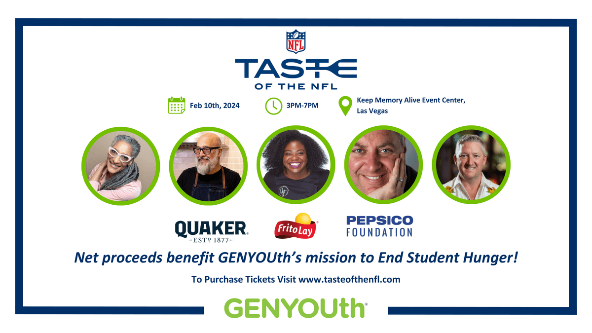 Taste of the NFL: This Super Bowl Culinary & Gridiron Extravaganza Tackles Student Hunger