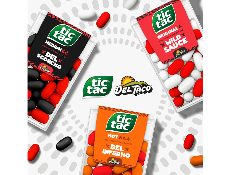 TIC TAC TEAMS UP WITH DEL TACO TO LAUNCH HOT SAUCE FLAVORED MINTS