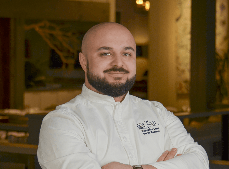 CARMEL'S THE QUAIL NAMES GORAN BASAROV AS EXECUTIVE CHEF