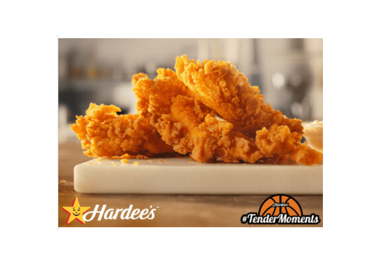 GAME-TIME: CELEBRATE #TENDERMOMENTS WITH FREE HARDEE’S HAND-BREADED CHICKEN TENDERS