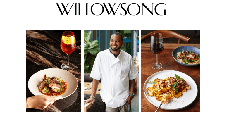 WILLOWSONG NOW OPEN AT THE WHARF