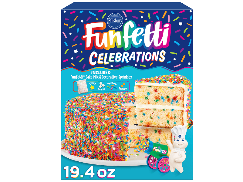 Pillsbury™ Funfetti® Unveils New Celebrations Cake Mix, Bringing the Viral Sprinkle Cake Trend Home