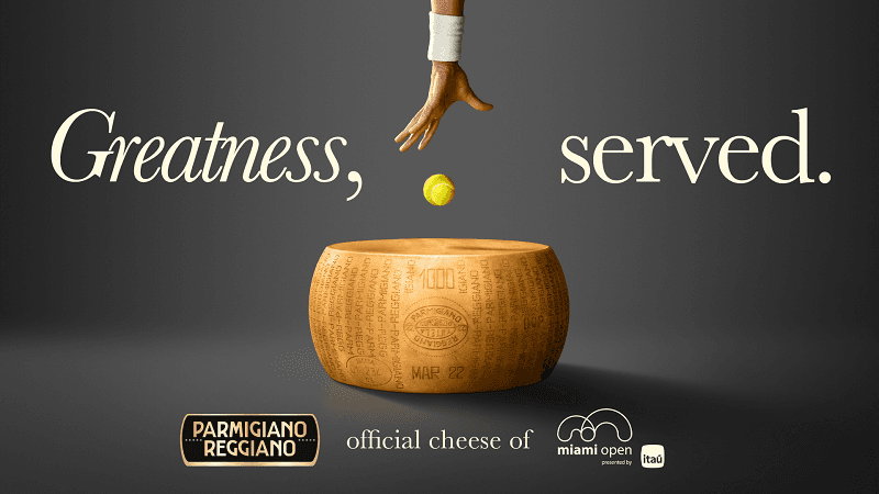 PARMIGIANO REGGIANO ANNOUNCES  DEBUT PARTNERSHIP WITH THE MIAMI OPEN