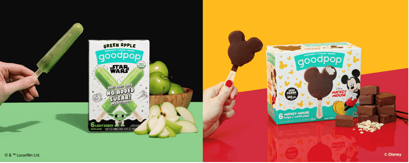 GoodPop Collaborates with Disney and Lucasfilm to release two new pops
