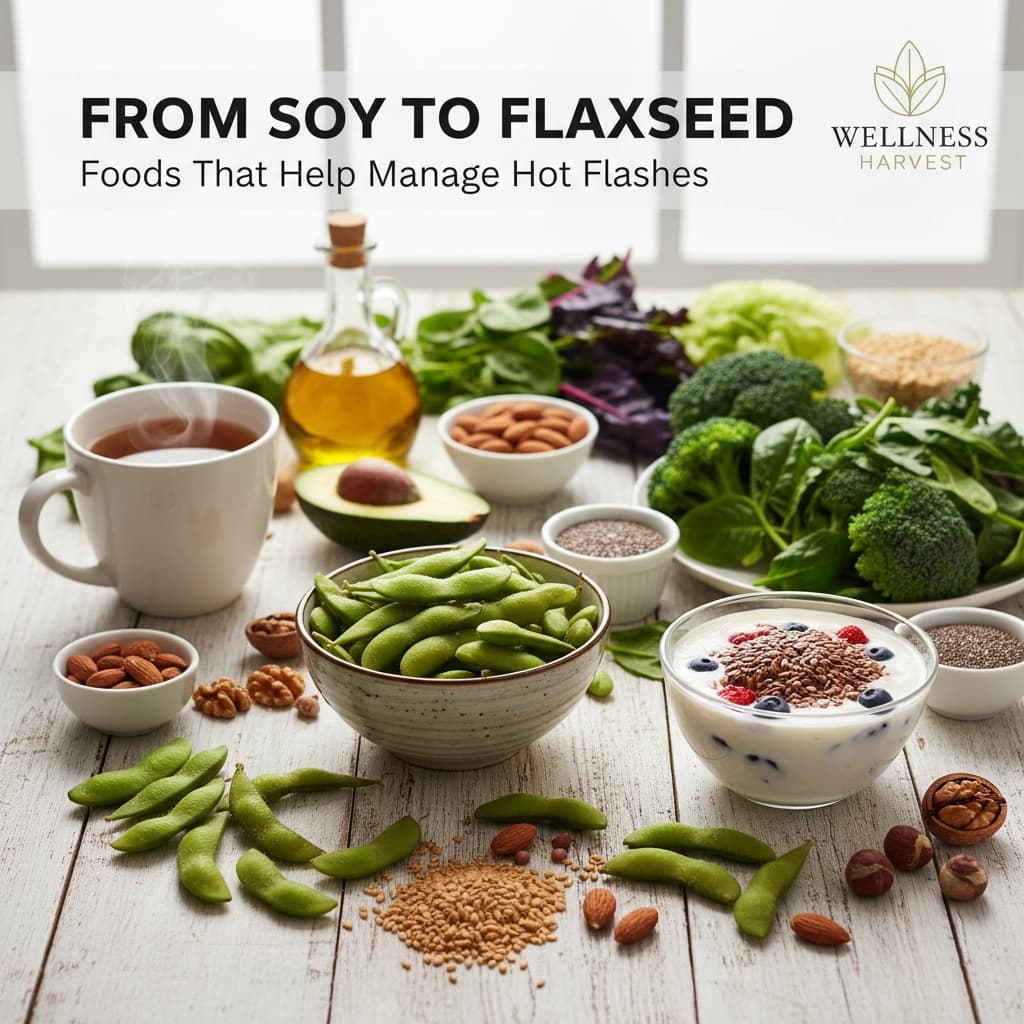 From Soy to Flaxseed: Foods That Help Manage Hot Flashes