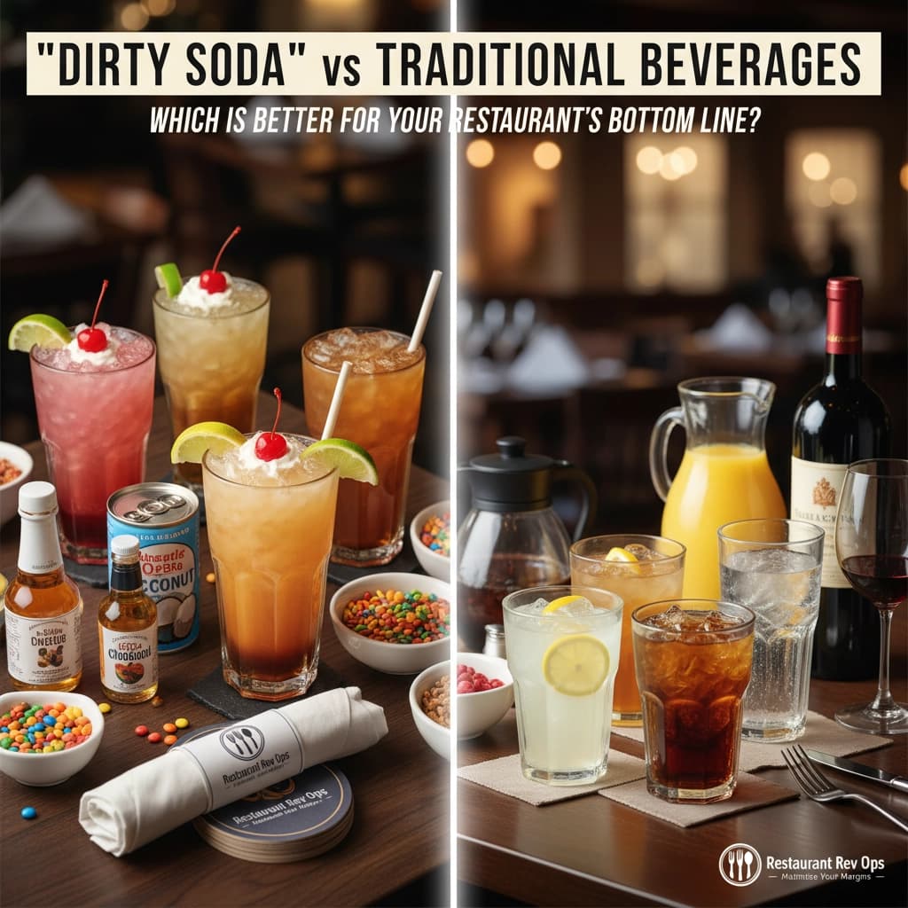 "Dirty Soda" vs Traditional Beverages: Which Is Better for Your Restaurant's Bottom Line?