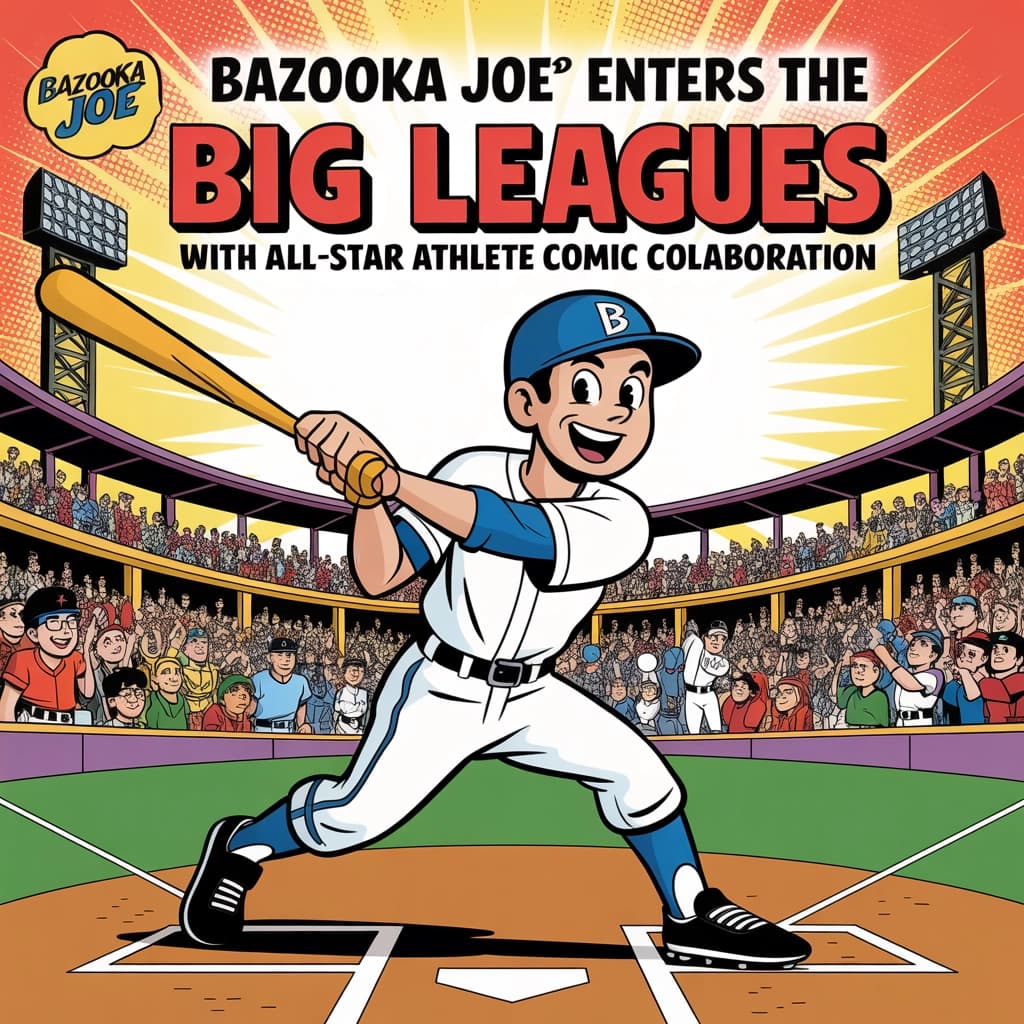 Bazooka Joe® Enters the Big Leagues with All-Star Athlete Comic Collaboration