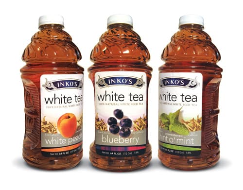 INKO’S ALL-NATURAL BOTTLED WHITE TEAS INKO’S ALL-NATURAL BOTTLED WHITE TEAS