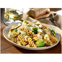 Brussels Sprout, Cauliflower and Shiitake Fusilli