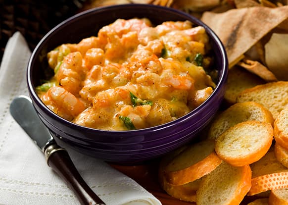 Hot Gulf Shrimp Dip Recipe provided by Gulf Seafood Marketing Coalition